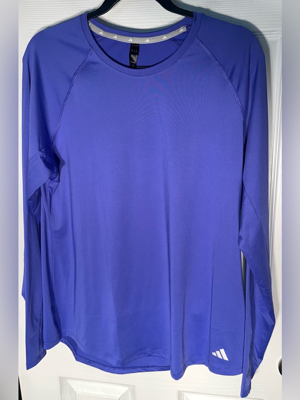 Women’s Adidas Lighyweight Running Long Sleeve Shirt Size XL Polyester Like New